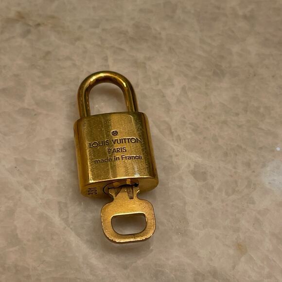 Louis Vuitton Brass Lock and key - Picture 1 of 3